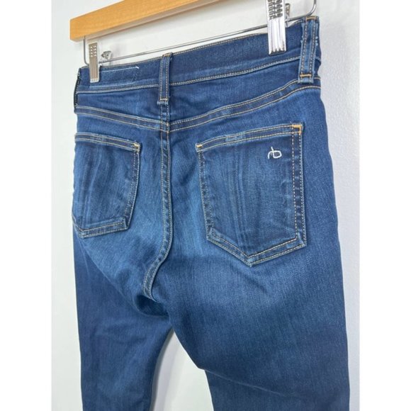 Rag & Bone High Rise Skinny Bedford Denim Jeans Women's Blue Size: 24 NWOT - Picture 6 of 10